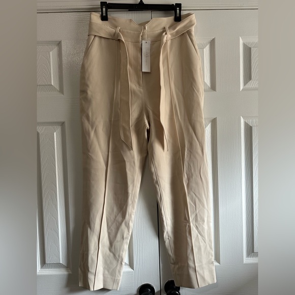 Jonathan Simkhai Remington Tapered Pant in Marsh - Picture 7 of 8